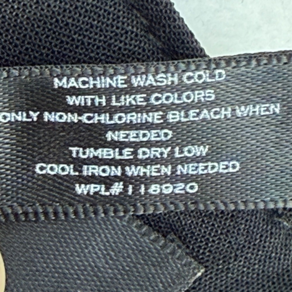 AQUA The New 9-5 Black Wide Leg Pants High Rise Trouser Large Bloomingdale's NWT - Picture 12 of 13